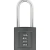 ABUS KODEHÆNGELÅS 158/50 HB50 HÆNGELÅS 121X52X57 MM GRÅ 1 STK