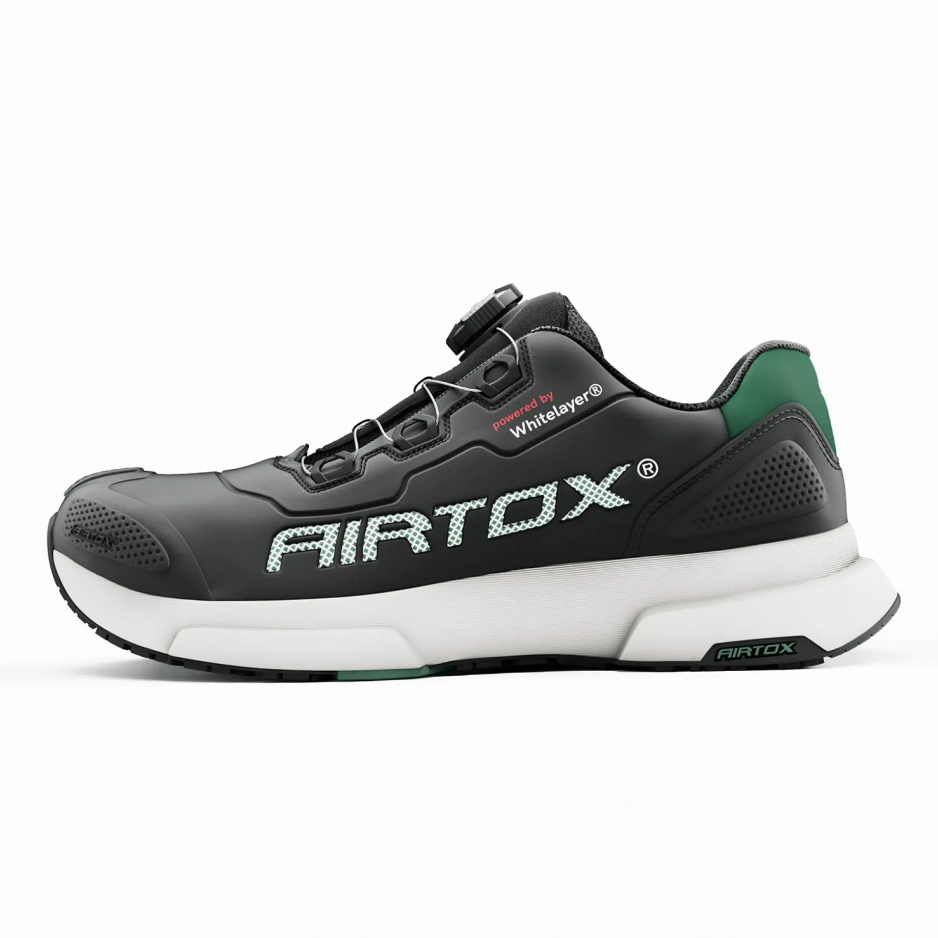 AIRTOX FORMULA FL44 SIKKERHEDSSKO SORT/MILITÆRGRØNT 38