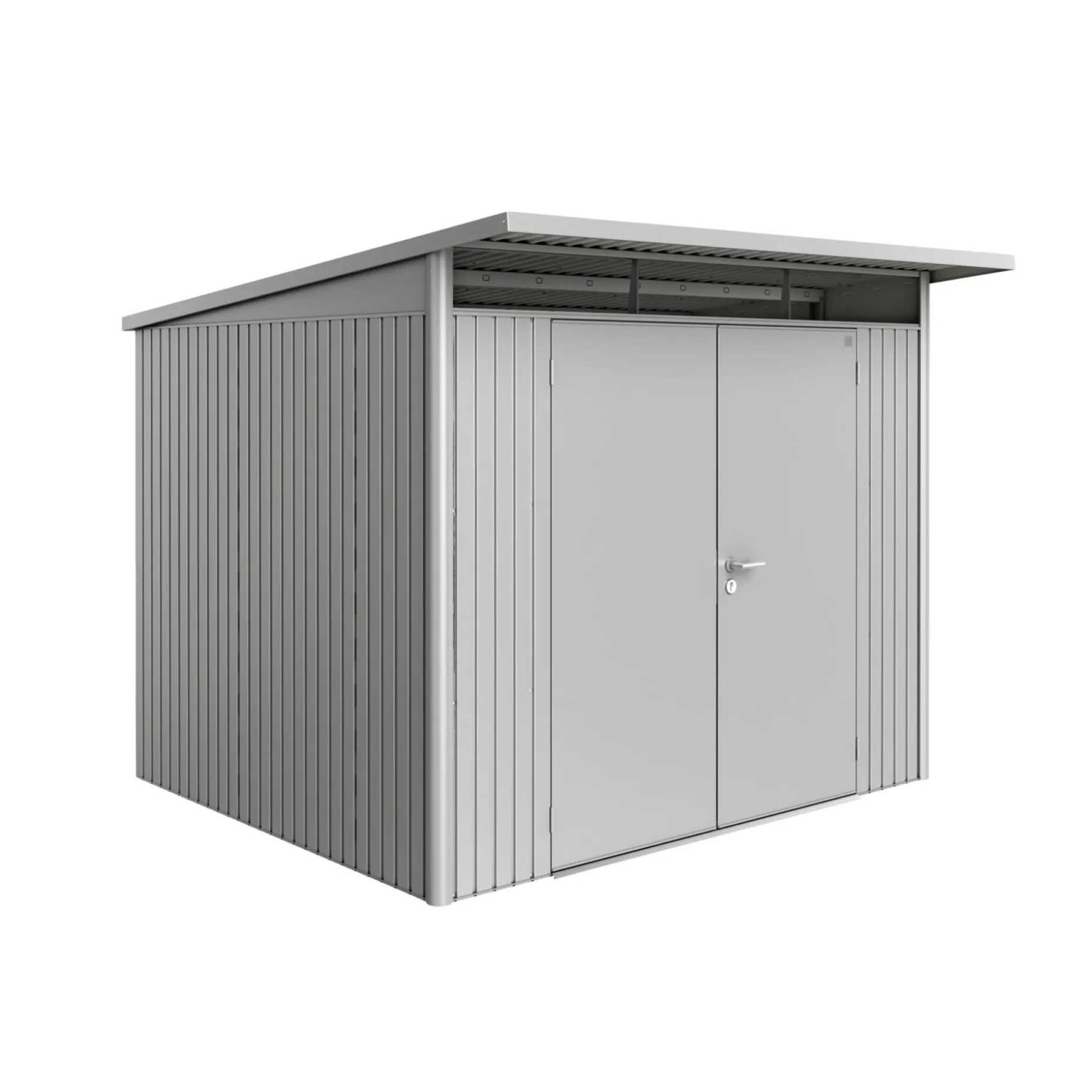 BIOHORT AVANTGARDE A6 REDSKABSRUM SØLV METALLIC 6,76 M2