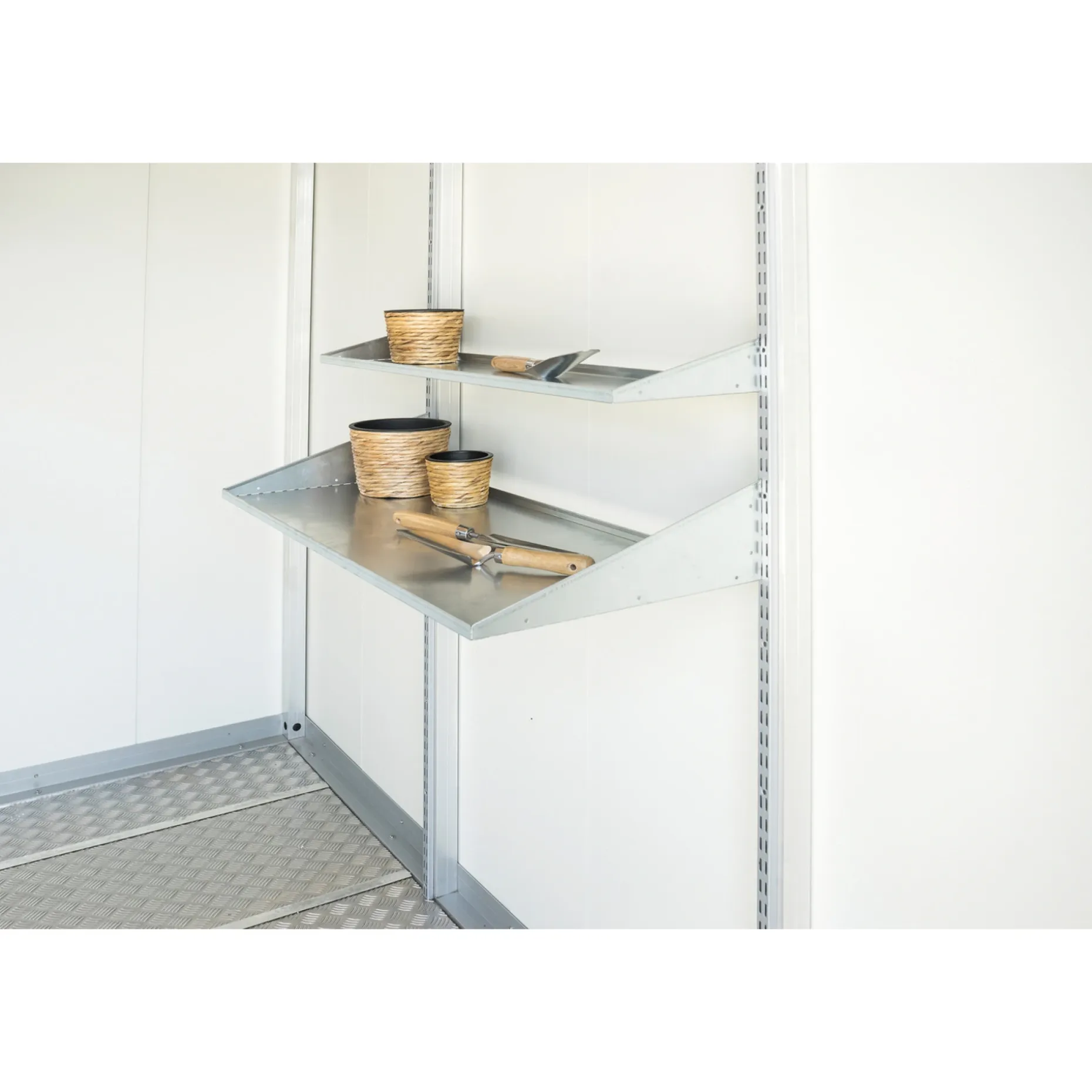 BIOHORT CASANOVA 2 STK. 24,5X99CM HYLDE STÅL