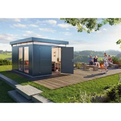 BIOHORT CASANOVA CASANOVA REDSKABSRUM MØRKEGRÅ METALLIC 20,79 M2