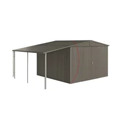 BIOHORT EUROPA STR. 7 REDSKABSRUM KVARTSGRÅ METALLIC 9,48 M2