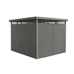 BIOHORT HIGHLINE H5 REDSKABSRUM KVARTSGRÅ METALLIC 8,66 M2