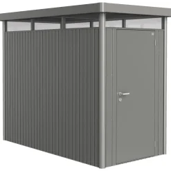 BIOHORT HIGHLINE HS REDSKABSRUM KVARTSGRÅ METALLIC 4,26 M2