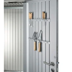 BIOHORT PANORAMA P2 REDSKABSRUM SØLV METALLIC 5,41 M2