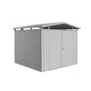 BIOHORT PANORAMA P4 REDSKABSRUM SØLV METALLIC 7,59 M2