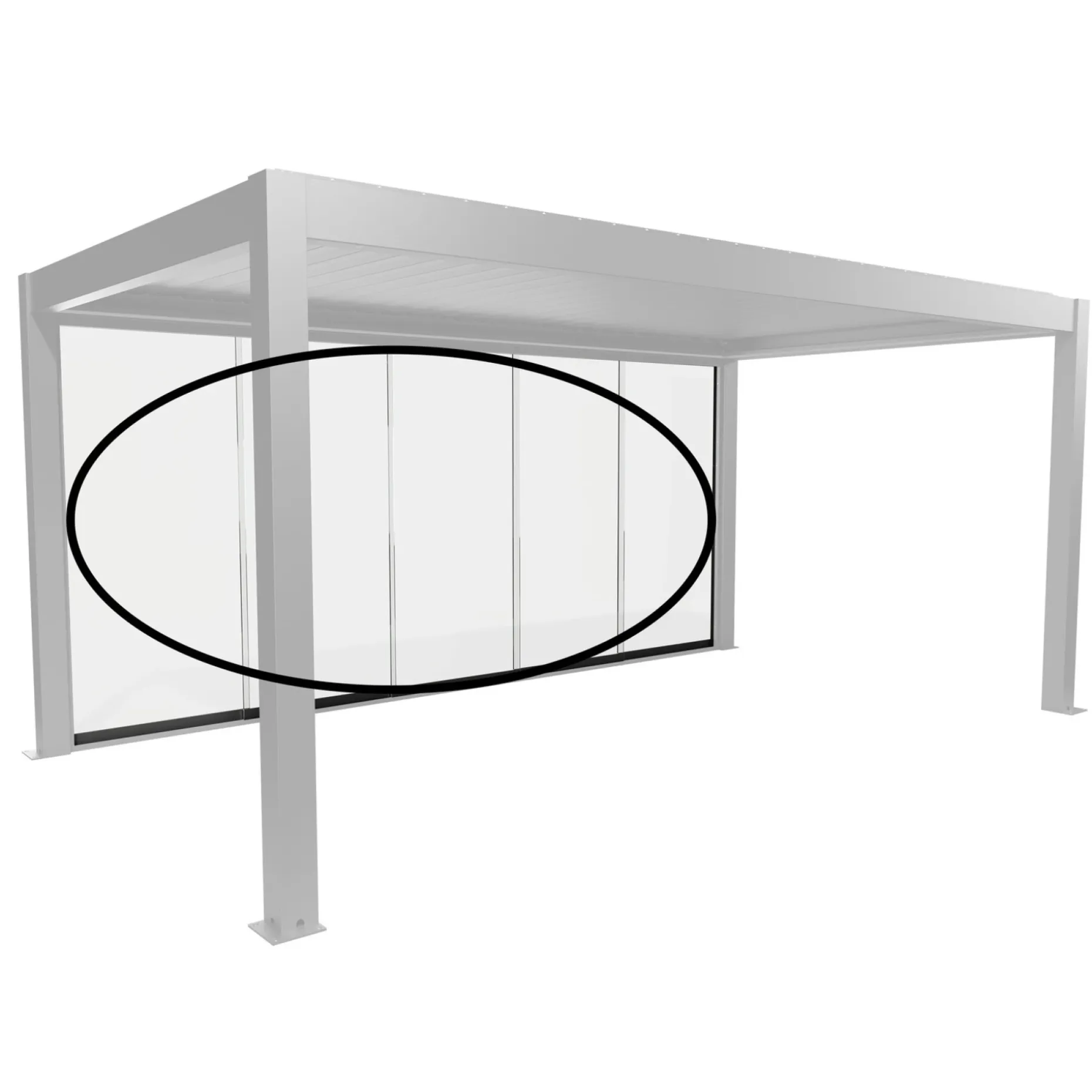 BIOHORT PERGOLA 5.53 X 3.12 M