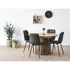BOLIGINTERIØR CLARA SPISESTOL MØRKEGRÅ 86 X 44 X 55 CM