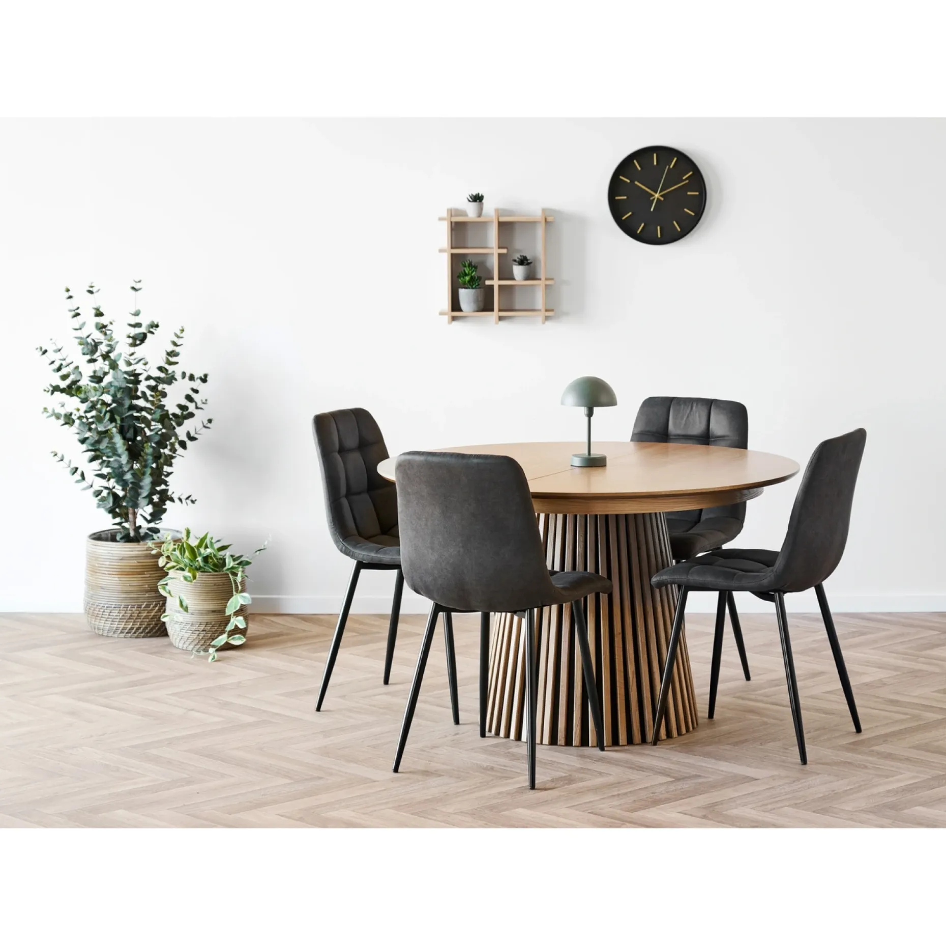 BOLIGINTERIØR CLARA SPISESTOL MØRKEGRÅ 86 X 44 X 55 CM