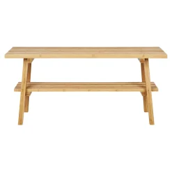 BOLIGINTERIØR ELVA BÆNK NATUR 70 X 28 CM