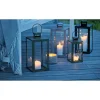 BOLIGINTERIØR METAL LANTERNESÆT H25/H35 CM GRØN
