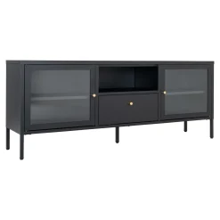 BOLIGINTERIØR NELA TV-BÆNK SORT 60 X 160 X 35 CM