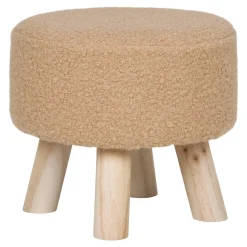 BOLIGINTERIØR TABURET SAND 29 X 31 X 31 CM