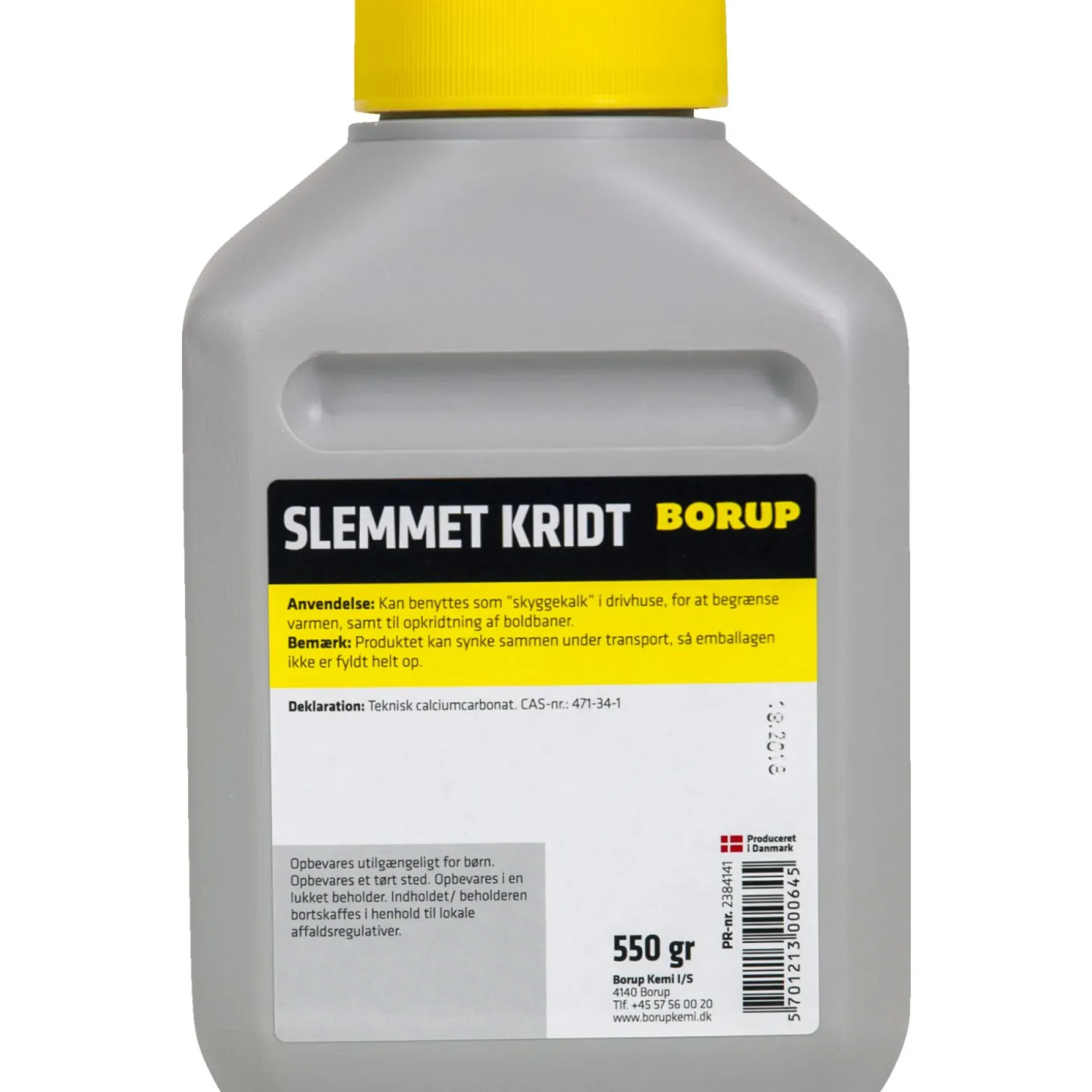BORUP SLEMMET KRIDT 550 G HVID