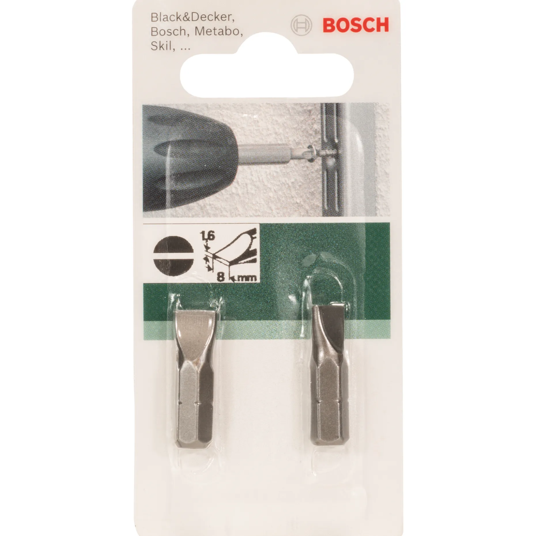 BOSCH 2609255912 BITS LIGE KÆRV 10