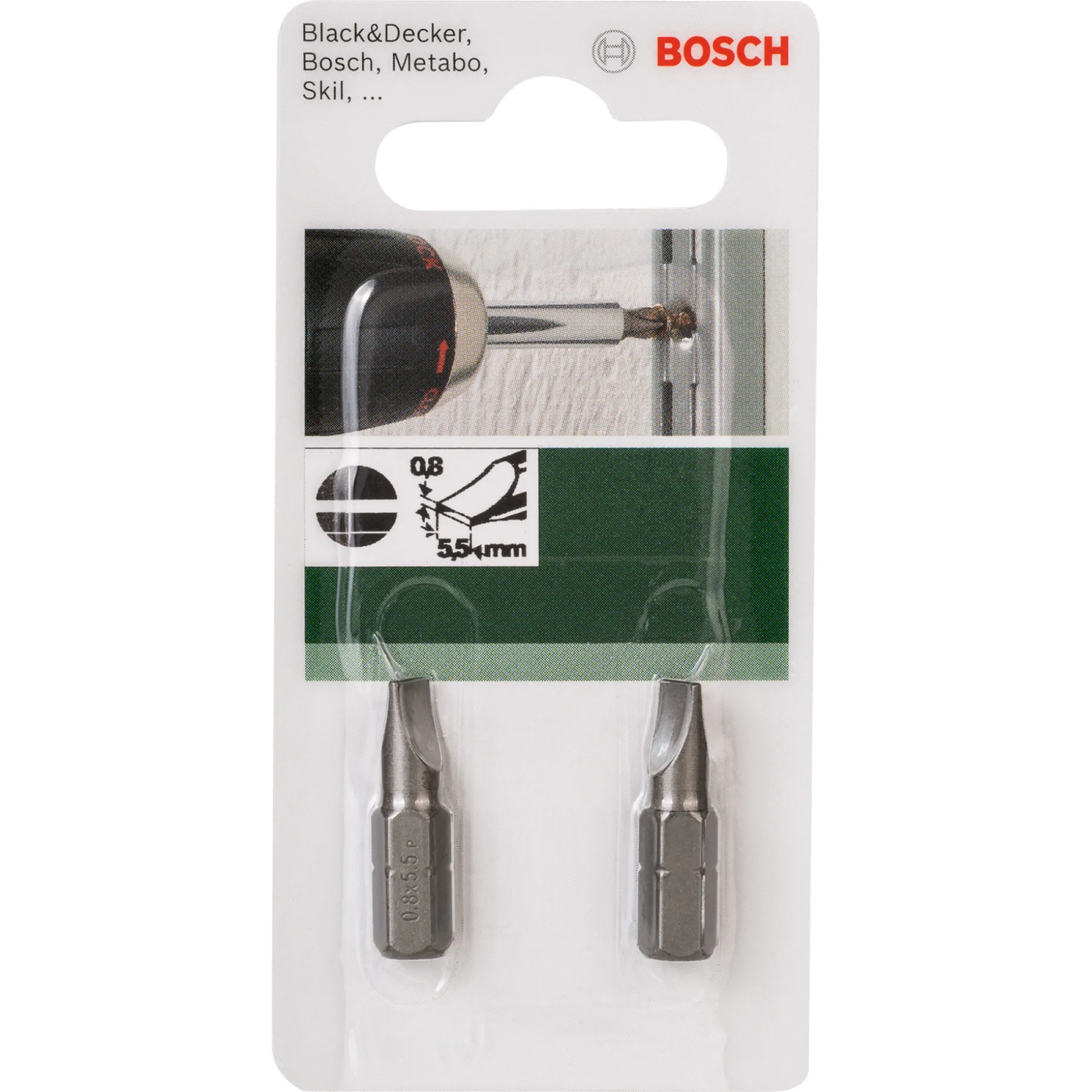 BOSCH 2609255909 BITS LIGE KÆRV 5