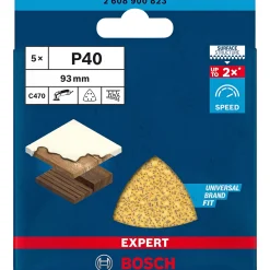 BOSCH EXPERT C470 DELTA 93MM GROV SLIBEBLAD 40 5 STK