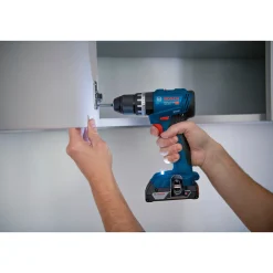 BOSCH PRO GSB 18V-45 SLAGBOREMASKINE AKKU MED BATTERI OG LADER