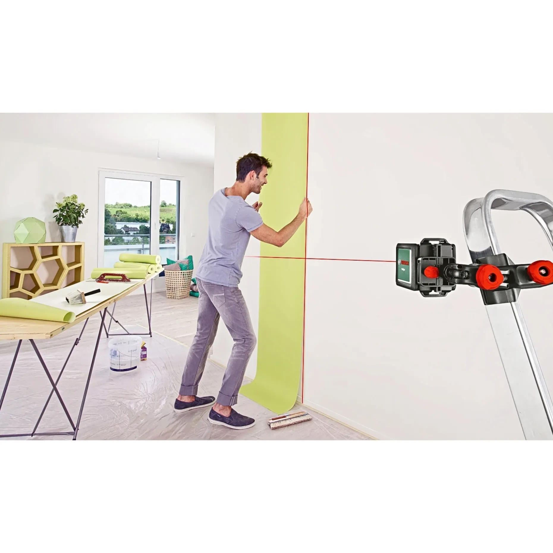 BOSCH QUIGO KRYDSLASER 10 M.
