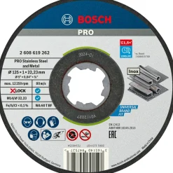 BOSCH TILBEHØR X-LOCK STDI SKÆRESKIVE 125MM 10 STK