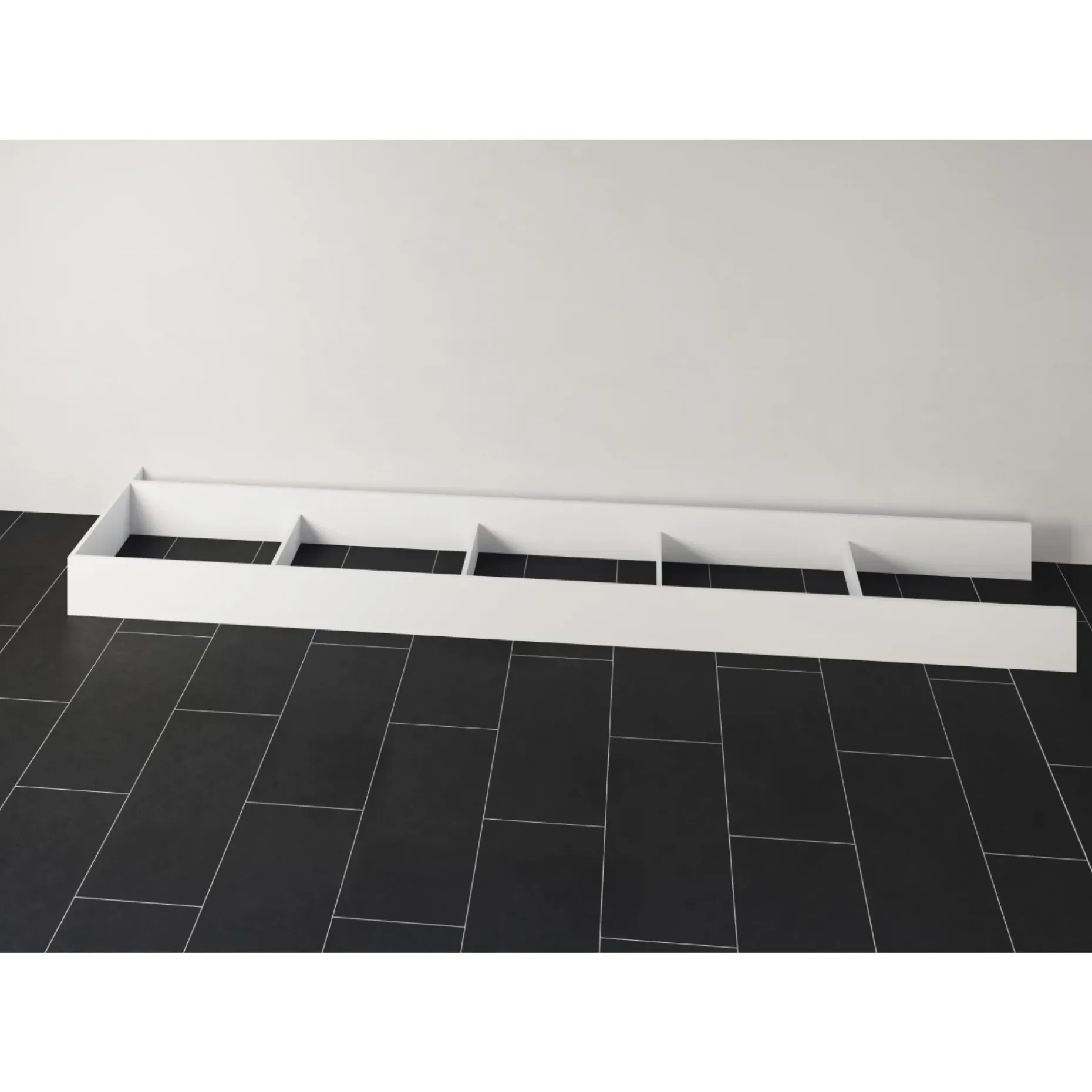 BUILD BY MODULIA ALFA HVID SOKKELSÆT 248 X 53 CM