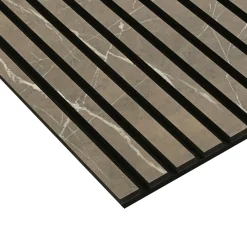 BY VENØ AKUSTIKPANEL MARMOR BRUN 20 X 600 X 2400 MM