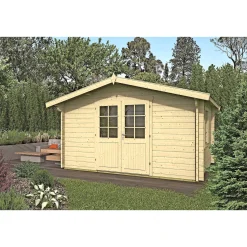BYGNORDIC UNE INKL. TAGSHINGELS HYTTE 10,7 M2