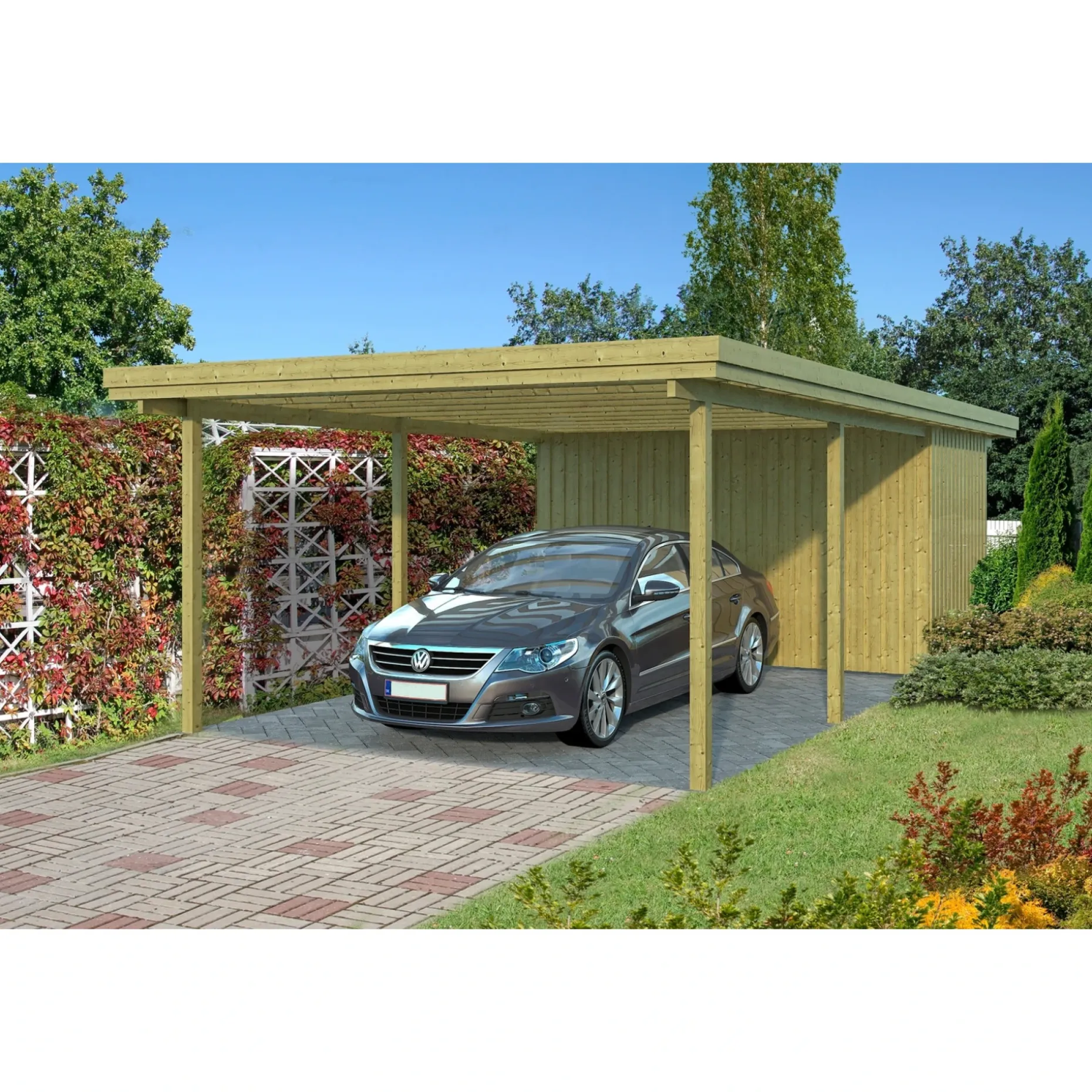 BYG-SELV LYNGE 1.6 CARPORT 33 M2