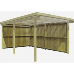 BYG-SELV LYNGE 1.0 INKL. BEKLÆDNING CARPORT 15 M²