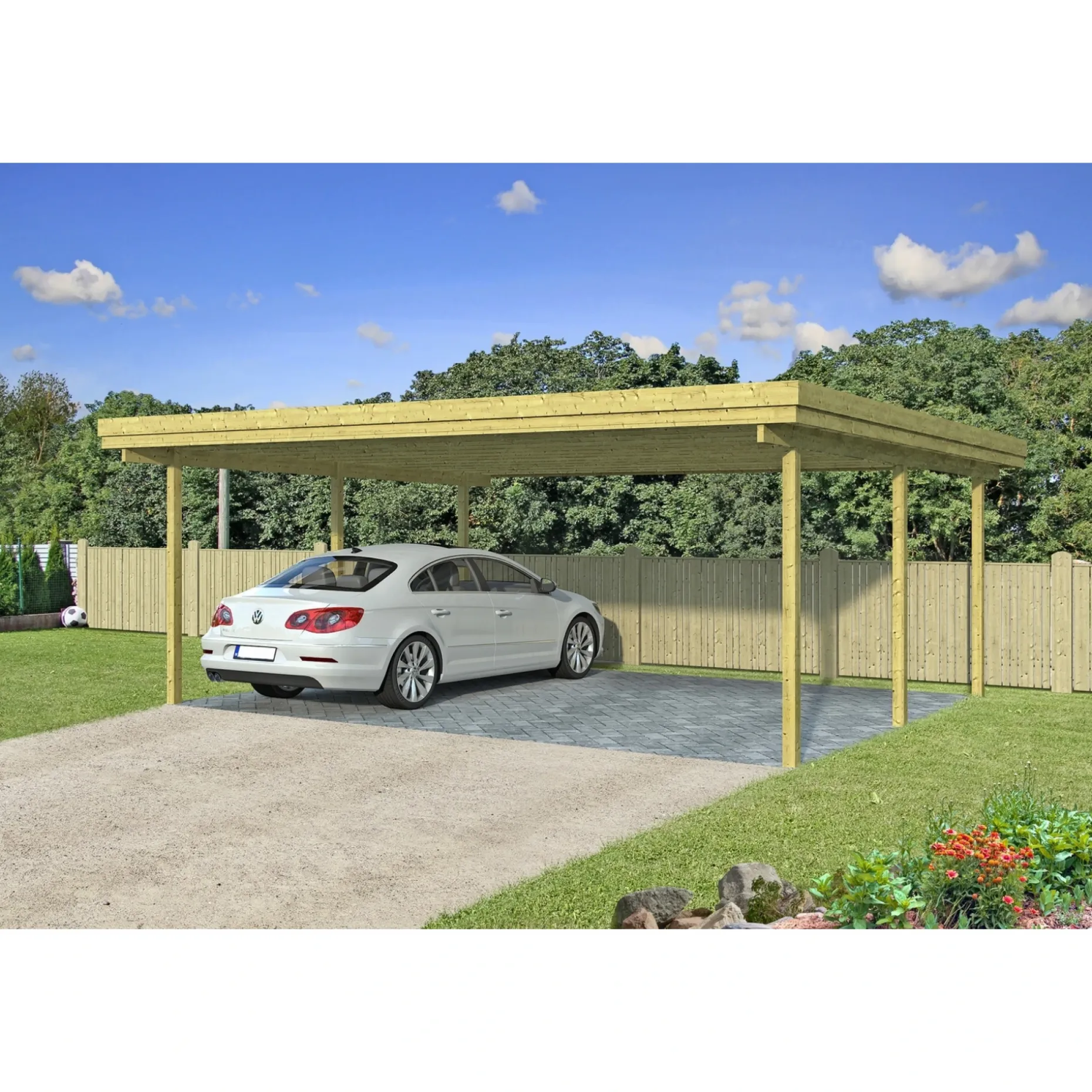 BYG-SELV LYNGE 2.0E CARPORT 35 M2