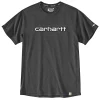 CARHARTT FORCE S/S LOGO GRAPHIC TSHIRT T-SHIRT S MØRK GRÅ
