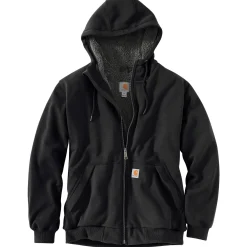 CARHARTT SHERPA LINED MIDWEIGHT ZIP SWEATJAKKE L SORT