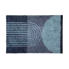 CLEAN CARPET CC-DESIGN DØRMÅTTE 50X75 CM TURKIS/GRÅ