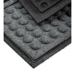 CLEAN CARPET CLEAN ECO RASPADOR SMUDSMÅTTE 45X75 GRÅ / SORT