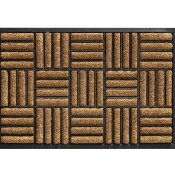 CLEAN CARPET GUMMIMÅTTE DØRMÅTTE 40X60 NATUR/SORT