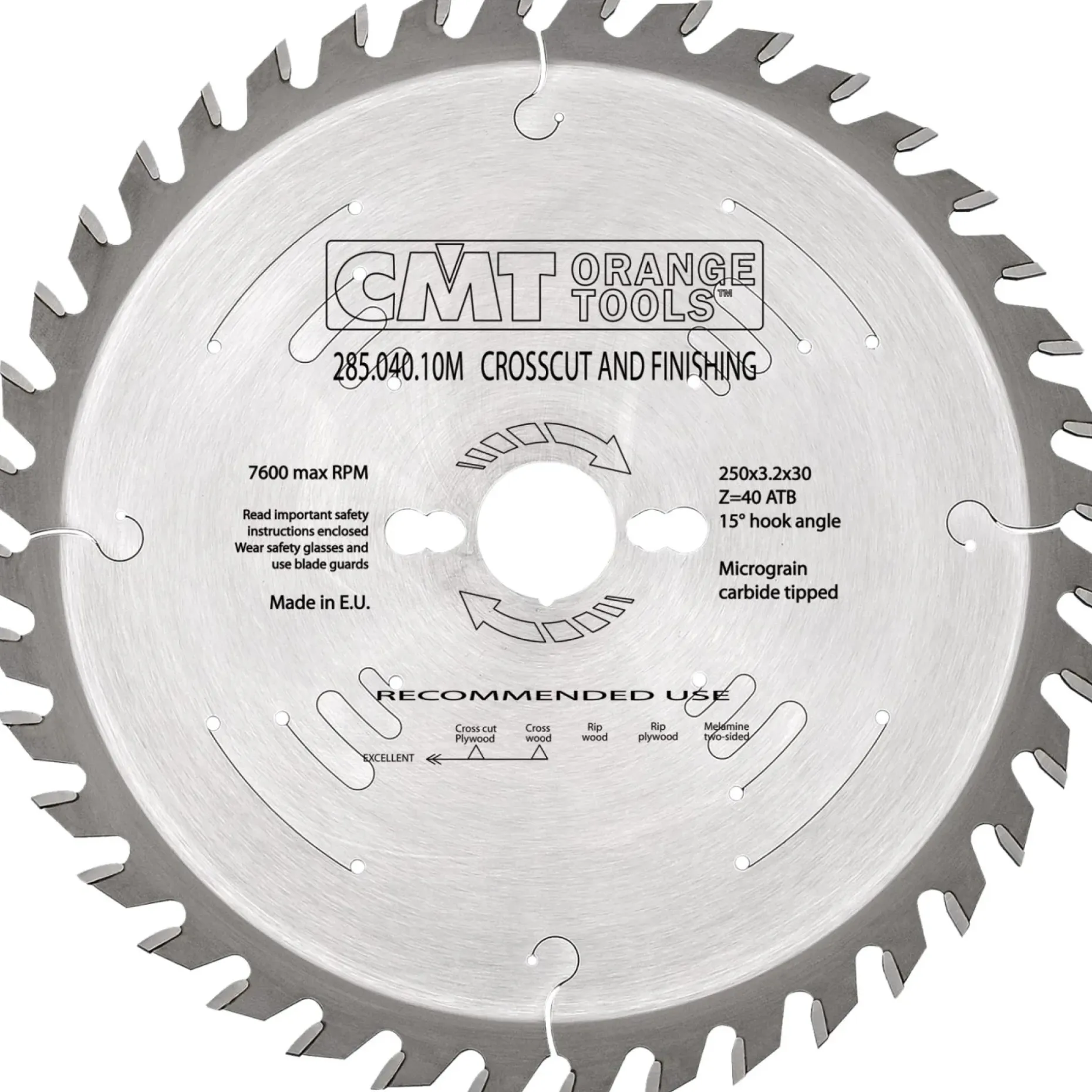 CMT Z60KW RUNDSAVKLINGE 250X3,2X30 MM