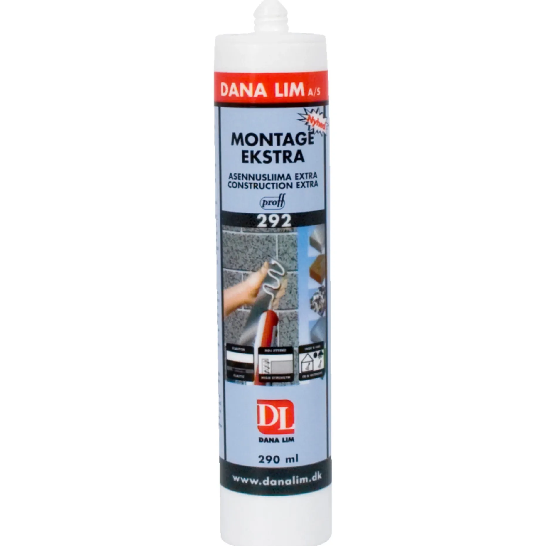 DANA LIM EKSTRA 295 MONTAGELIM 290 ML HVID