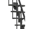 DOLLE ATLANTA GELÆNDER SIDE 2, SORT - 2 BALUSTRE PR. TRIN