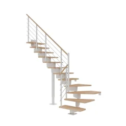 DOLLE DUBAI TRAPPE HVID BØG DESIGN 14 TRIN