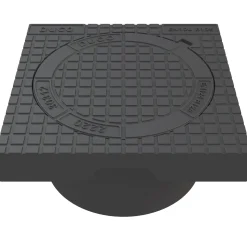 DUCO FIRKANT MED DÆKSEL BRØNDKARM 195X384X384 MM 315 MM