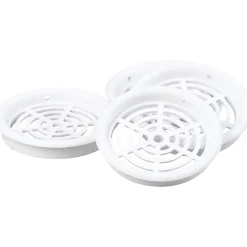 DUKA 61.1, Ø43 MM, 4 STK. SKABSRIST HVID