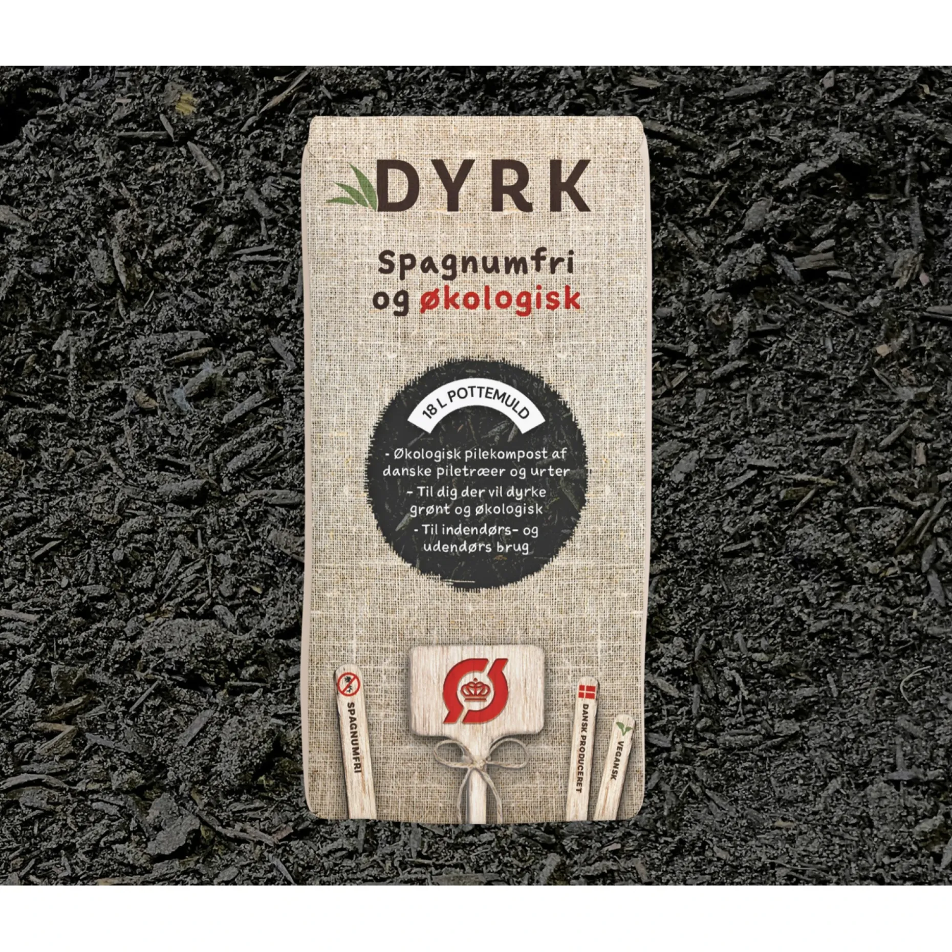 DYRK ØKOLOGISK POTTEMULD 18 L
