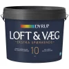 DYRUP 10 EKSTRA SPÆRRENDE VÆG- OG LOFTMALING 4,5 L HVID