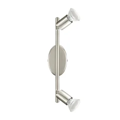 EGLO BUZZ 2 SKINNESPOT BØRSTET STÅL GU10 2,5W