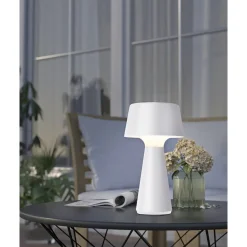 EGLO DÆMPBAR GENOPLADELIG BORDLAMPE HVID