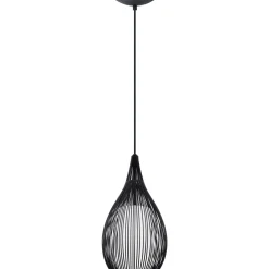 EGLO RAZONI PENDEL SORT/HVID 19 CM