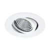 EGLO 3-TRIN DÆMP M/KIP SALICETO 2 INDBYGNINGSSPOT HVID LED 4W