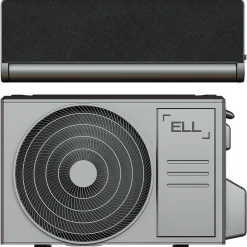 ELL FRONT DARK 12 KOMPLET VARMEPUMPE 110 M2