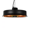 EUROM 4 FARVER LED LYS TERRASSEVARMER SORT 1500 W