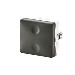 FESH SWITCH CURVELINE KRYDSNING - 1,0 MODUL AFBRYDER KOKSGRÅ